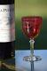 Vintage Needle Etched Crystal Wine GlassesAfter Dinner Drinks 5 oz Glasses RARE