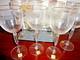 Vintage Noritake Allaire Manor Gold Germany Set Of 8 Water Goblets Wine Glasses