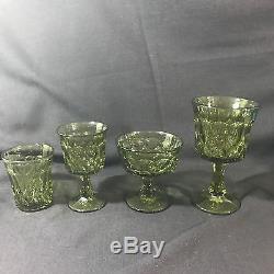 Vintage Noritake Perspective Green Wine Beautiful Set All Sizes For The Holidays