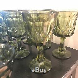 Vintage Noritake Perspective Green Wine Beautiful Set All Sizes For The Holidays