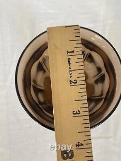 Vintage Noritake Provincial Smokey Brown Water Iced Tea Wine Glasses Goblets