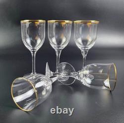 Vintage Noritake Troy Wine Glasses 7 Tall Set of 5