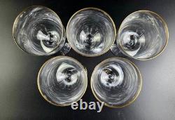 Vintage Noritake Troy Wine Glasses 7 Tall Set of 5