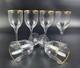 Vintage Noritake Troy Wine Glasses 7 Tall Set of 6