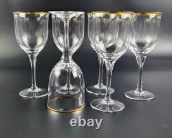 Vintage Noritake Troy Wine Glasses 7 Tall Set of 6