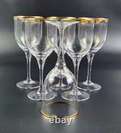 Vintage Noritake Troy Wine Glasses 7 Tall Set of 6