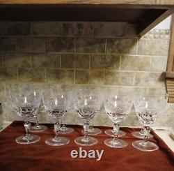Vintage ORREFORS RIO CRYSTAL WINE GLASSES 23 Piece SET