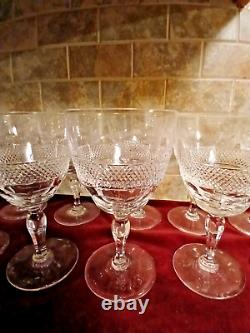 Vintage ORREFORS RIO CRYSTAL WINE GLASSES 23 Piece SET