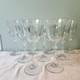 Vintage Oneida Mignon Wine Glasses Set Of 9 Blown Glass Stemware Discontinued