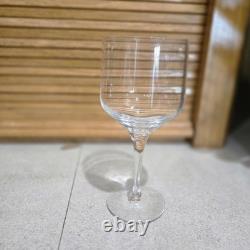 Vintage Orrefors Crystal Rhapsody Clear Claret Wine Glasses 5 White, 7 Red