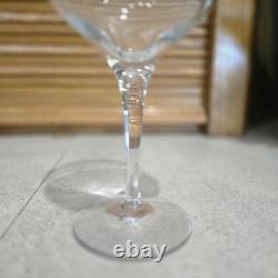 Vintage Orrefors Crystal Rhapsody Clear Claret Wine Glasses 5 White, 7 Red