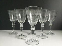 Vintage Pall Mall Lady Hamilton CLARET WINE Glasses BOXED