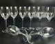 Vintage RGS17 by Rogaska Wine Glasses Set of 8 7 3/4 Marked
