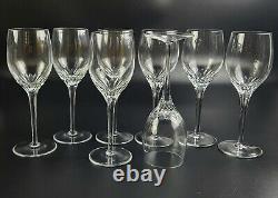 Vintage RGS17 by Rogaska Wine Glasses Set of 8 7 3/4 Marked