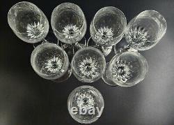 Vintage RGS17 by Rogaska Wine Glasses Set of 8 7 3/4 Marked