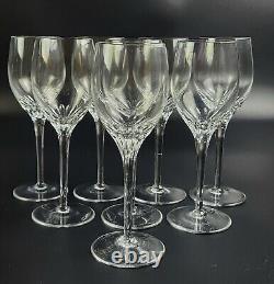 Vintage RGS17 by Rogaska Wine Glasses Set of 8 7 3/4 Marked