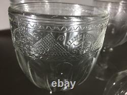 Vintage Ralph Lauren crystal Wine glass set of 4 goblet