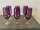 Vintage Rare French Wine/Water Glasses From France By Luminarc Hand Blown