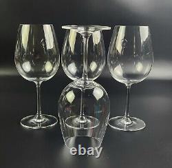 Vintage Red Wine Vintage by WATERFORD CRYSTAL Set of 4 8 3/4 Tall