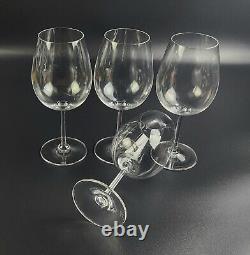 Vintage Red Wine Vintage by WATERFORD CRYSTAL Set of 4 8 3/4 Tall