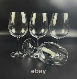 Vintage Red Wine Vintage by WATERFORD CRYSTAL Set of 4 8 3/4 Tall