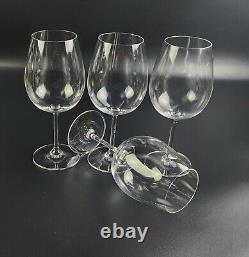 Vintage Red Wine Vintage by WATERFORD CRYSTAL Set of 4 8 3/4 Tall