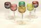 Vintage Roemer Crystal Bohemian 6 Wine Glasses Germany Christmas, New Year Toast