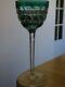 Vintage Roemer Wine Glass Crystal Val St Lambert Green