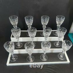 Vintage Rogaska GALLIA Cordial Wine Stems SET OF 12 -Beautifull Condition