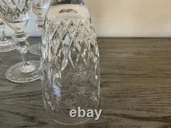 Vintage Rogaska Gallia Crystal Water Or Wine Glasses Set Of Six 9.5 New