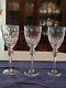 Vintage Rogaska Queen Cut Crystal Gallia Water Wine Glasses