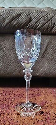Vintage Rogaska Queen Cut Crystal Gallia Water Wine Glasses Set Of 4