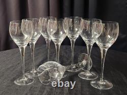 Vintage Rosenthal Studio Line Tall Crystal Wine Glasses from Germany