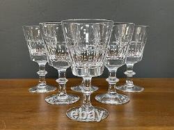 Vintage Royal Brierly ETON Pattern 5.25 Wine Glasses Set of 6