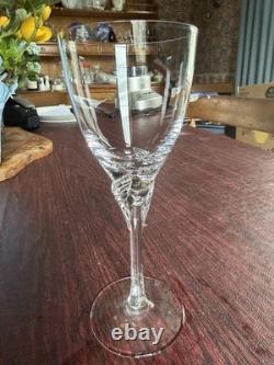 Vintage SPIEGELAU Handblown Crystal Wine Glasses Giselle Line Set of 10