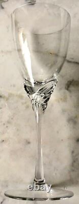 Vintage SPIEGELAU Handblown Crystal Wine Glasses Giselle Line Set of 6