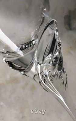 Vintage SPIEGELAU Handblown Crystal Wine Glasses Giselle Line Set of 6