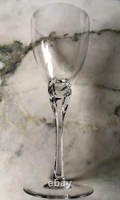 Vintage SPIEGELAU Handblown Crystal Wine Glasses Giselle Line Set of 6