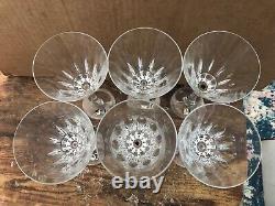 Vintage SPIEGELAU West Germany Crystal Wine Glasses Goblets 6pcs