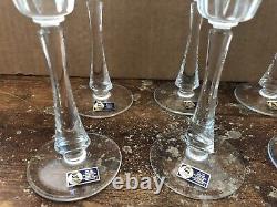 Vintage SPIEGELAU West Germany Crystal Wine Glasses Goblets 6pcs