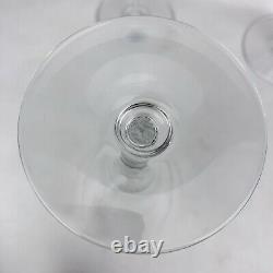 Vintage Set 3 BACCARAT ST REMY CLARET WINE WATER PEDESTAL GLASSES France Crystal