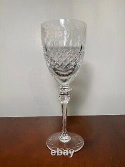 SET OF TWO Rogaska Crystal GALLIA Wine Glasses 