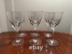 Vintage Set 6 BACCARAT CRYSTAL Zurich 5 oz. Port Wine Glasses 5-7/8 Tall France