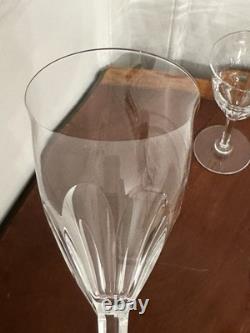 Vintage Set 6 BACCARAT CRYSTAL Zurich 5 oz. Port Wine Glasses 5-7/8 Tall France