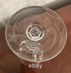 Vintage Set 6 BACCARAT CRYSTAL Zurich 5 oz. Port Wine Glasses 5-7/8 Tall France