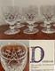 Vintage Set 6 WATERFORD CRYSTAL Donegal 5.25 Water Goblets Wine Glasses IRELAND