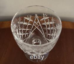 Vintage Set 6 WATERFORD CRYSTAL Donegal 5.25 Water Goblets Wine Glasses IRELAND