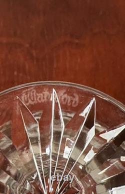 Vintage Set 6 WATERFORD CRYSTAL Donegal 5.25 Water Goblets Wine Glasses IRELAND