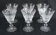 Vintage Set 6 Waterford Tramore Claret Crystal Wine Glasses 5 1/8
