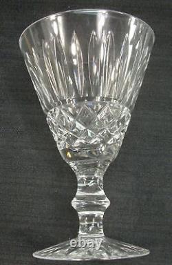 Vintage Set 6 Waterford Tramore Claret Crystal Wine Glasses 5 1/8